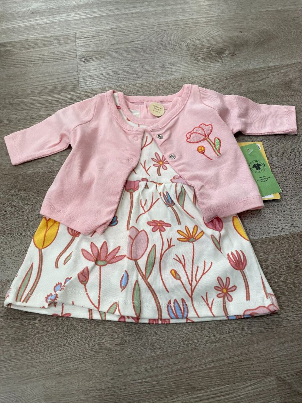 Dress and Cardigan Set